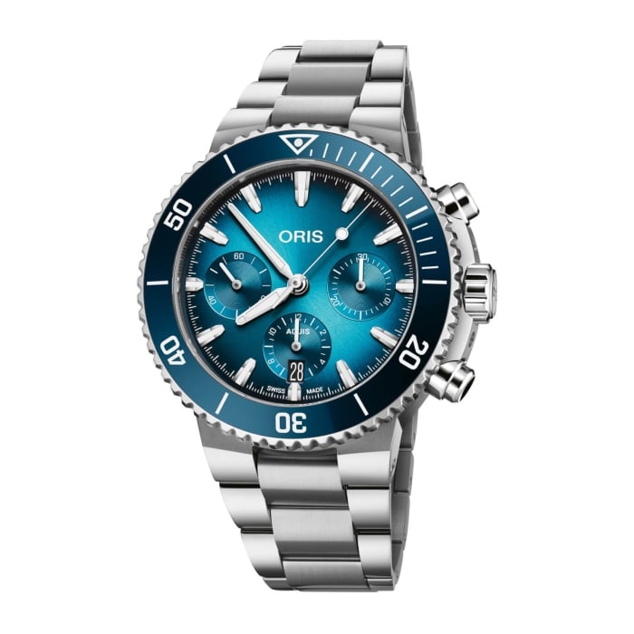 Oris OR.771 7793 4155-07 8 23 01PEB Erkek Kol Saati – Modern Kronograf ve Dalış Performansı