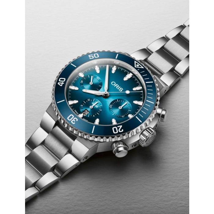 Oris OR.771 7793 4155-07 8 23 01PEB Erkek Kol Saati – Modern Kronograf ve Dalış Performansı