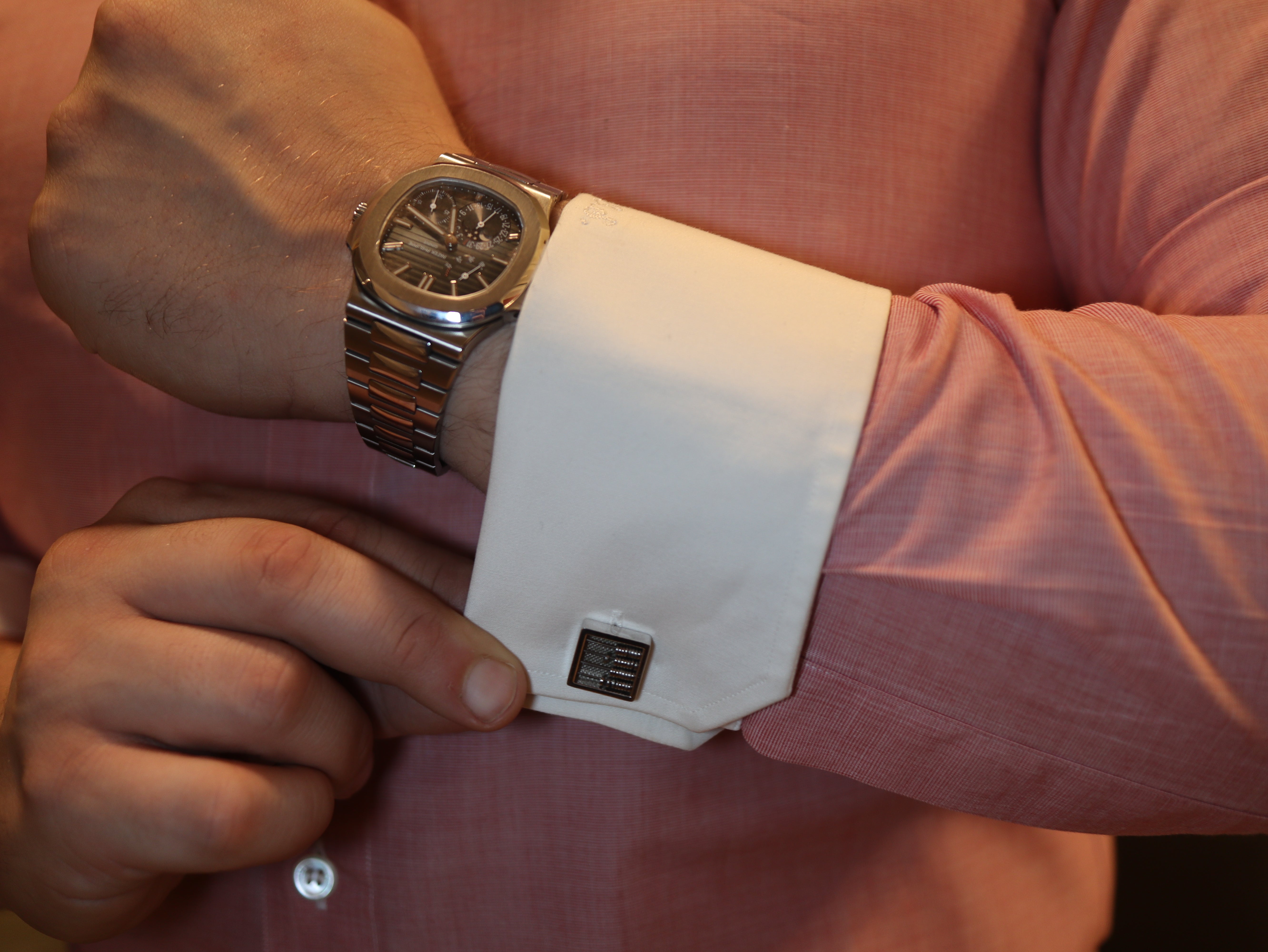 Kare Düğme Manşet