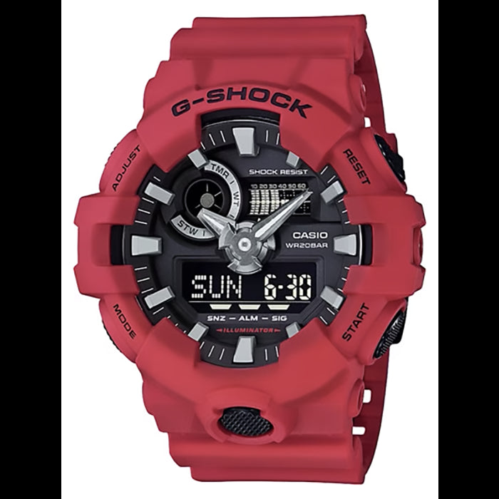 CASIO GA-700-4ADR Erkek Kol Saati – Güçlü Tasarım ve Yüksek Fonksiyonellik